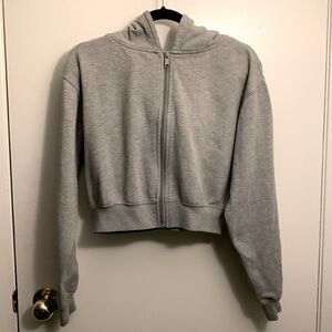 ARDENE Crop Zip-Up Hoodie